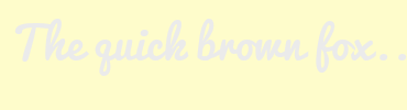 Image with Font Color EBEBEB and Background Color FEFCCB